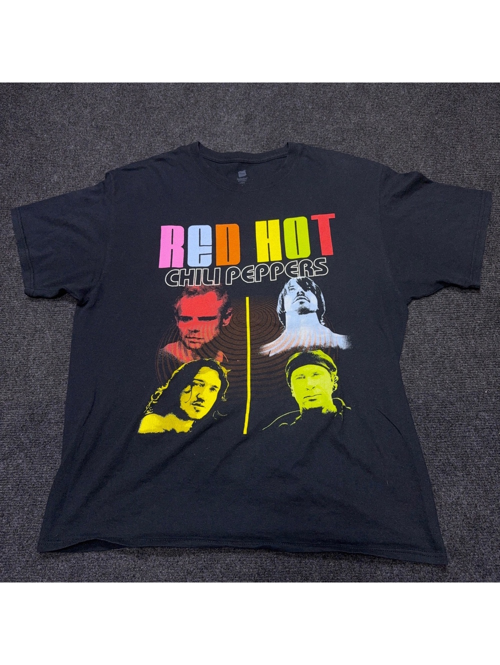 Hanes Red Hot Chili Peppers Men's L Black Graphic T-Shirt